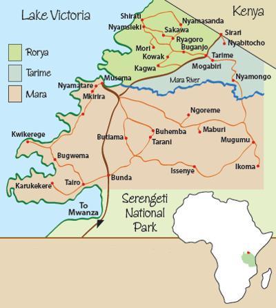 the Dioceses of Mara, Rorya and Tarime in Tanzania.